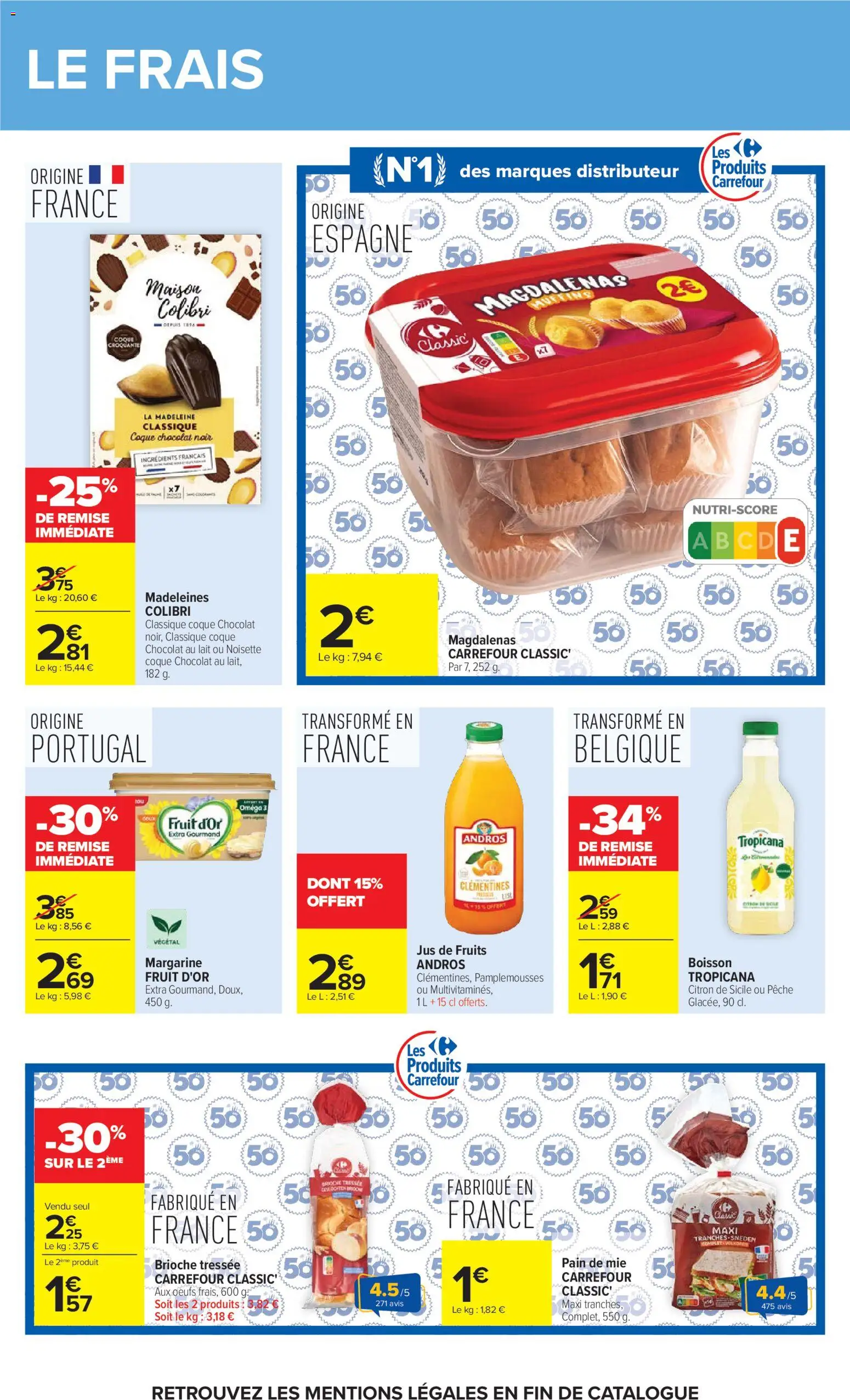 {H1} | Page: 24 | Produits: Boisson, Clementines, Brioche, Lait