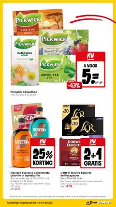 Jumbo folder week   - Voorbeeld van een folder van Jumbo, geldig van 06.05.2026 | Pagina: 21 | Producten: Koffie, Kan, Nescafe, Cappuccino