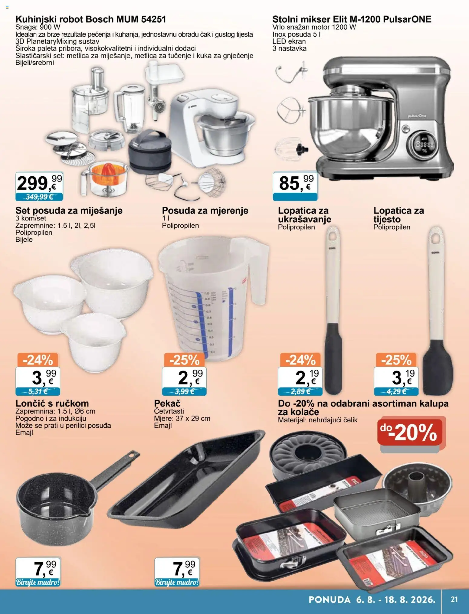 KTC katalog | vrijedi od 06.08.2026 | Stranica: 11 | Proizvodi: Paleta, Mikser, Robot, Lopatica