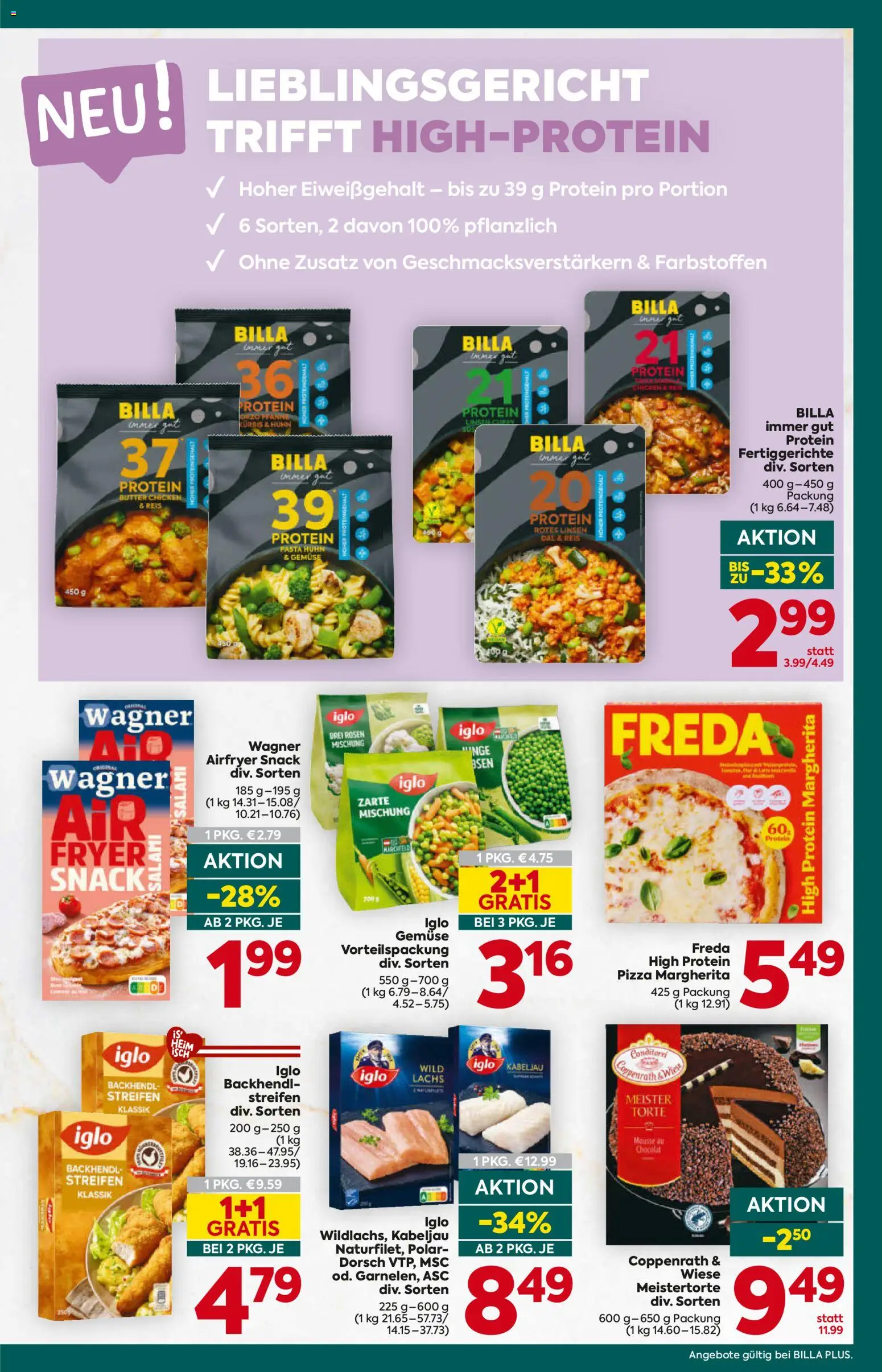 Billa Plus Flugblatt gültig ab 29.10.2026 | Seite: 13 | Produkte: Pasta, Gemüse, Butter, Reis