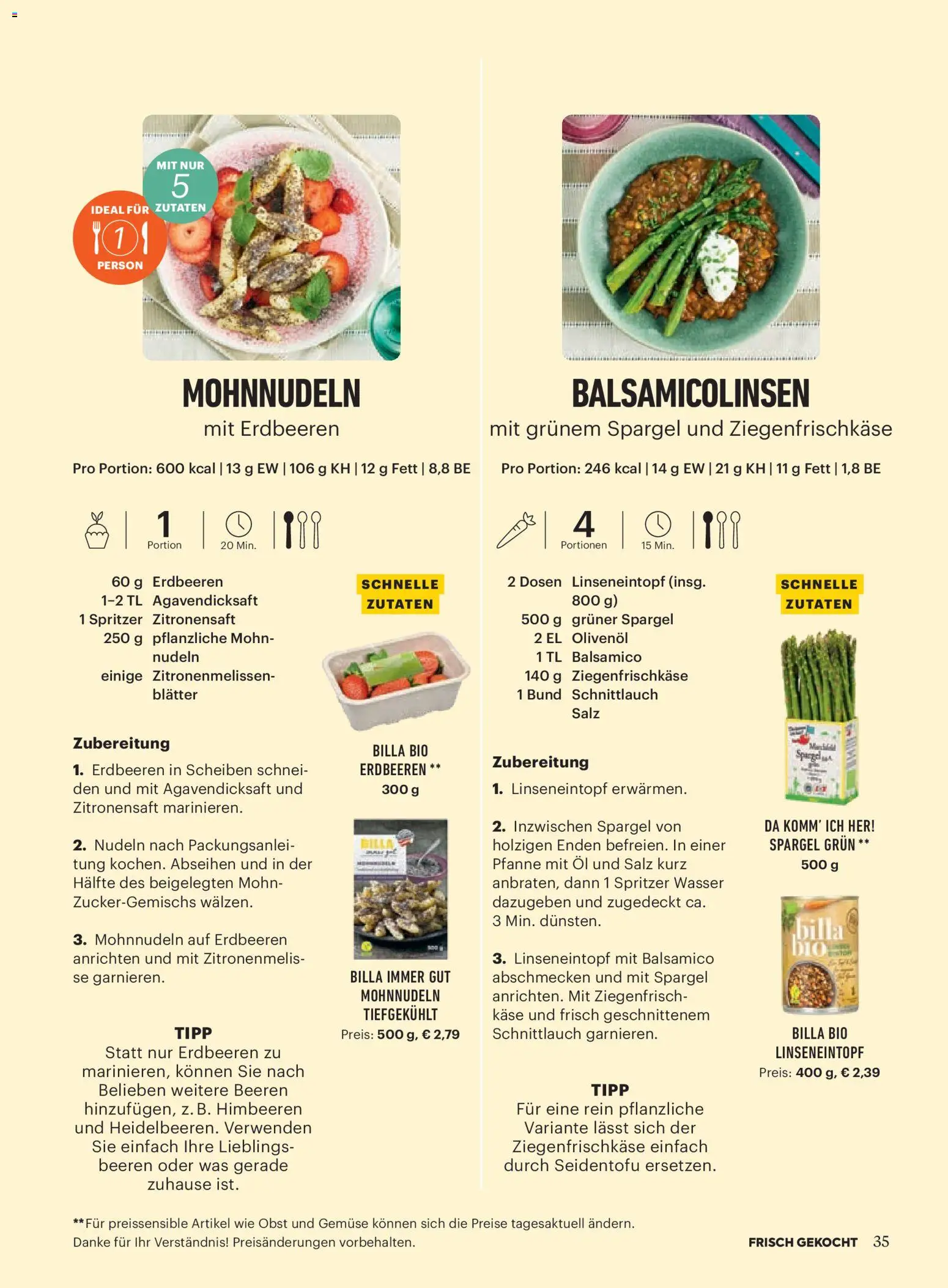 Billa Frisch Gekocht gültig ab 01.06.2026 | Seite: 31