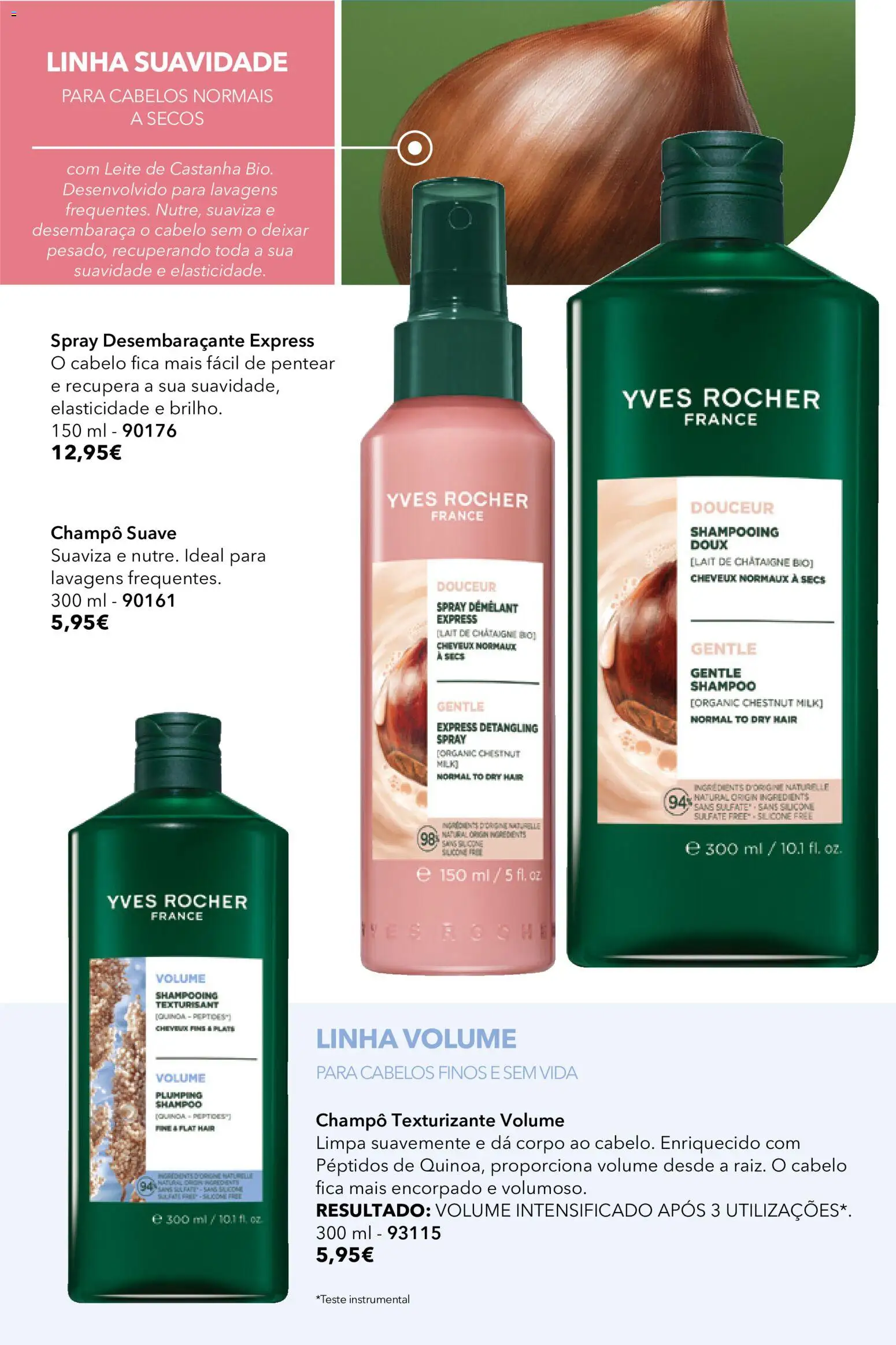 Yves Rocher Catalogo 13 │ válido de 21/10/2026 | Página: 50 | Produtos: Champô, Shampoo, Quinoa, Leite