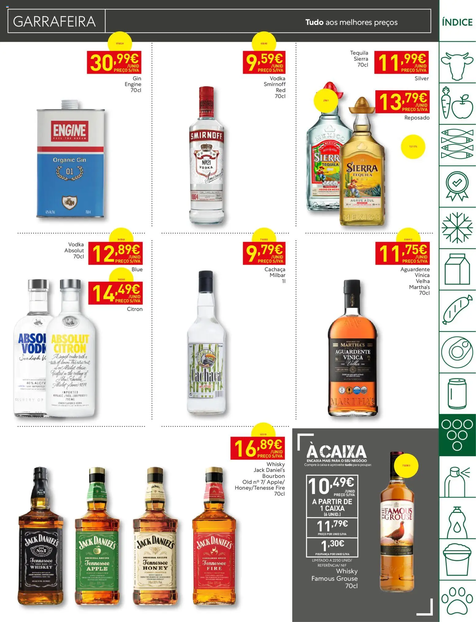 Recheio folheto Madeira │ válido de 08/09/2026 | Página: 29 | Produtos: Whisky, Tequila, Gin, Vodka