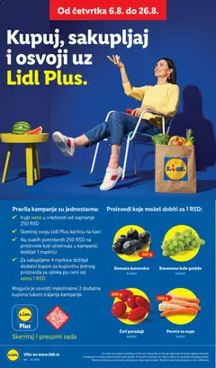 Domaće borovnice, Domaće borovnice 250 g - pregled Lidl kataloga - važi od 20.08.2026 | Strana: 74