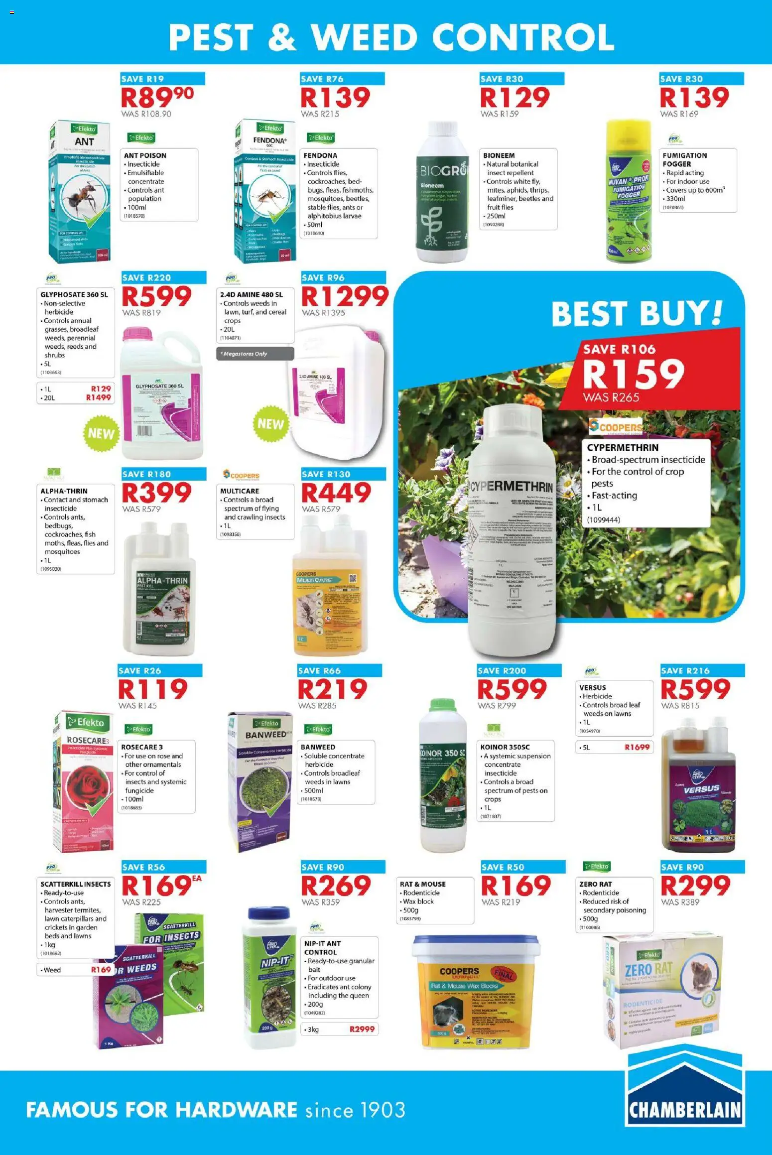 New Chamberlain catalogue – valid from 13/08/2026 | Page: 7 | Products: Bed, Wax, Fish, Fruit