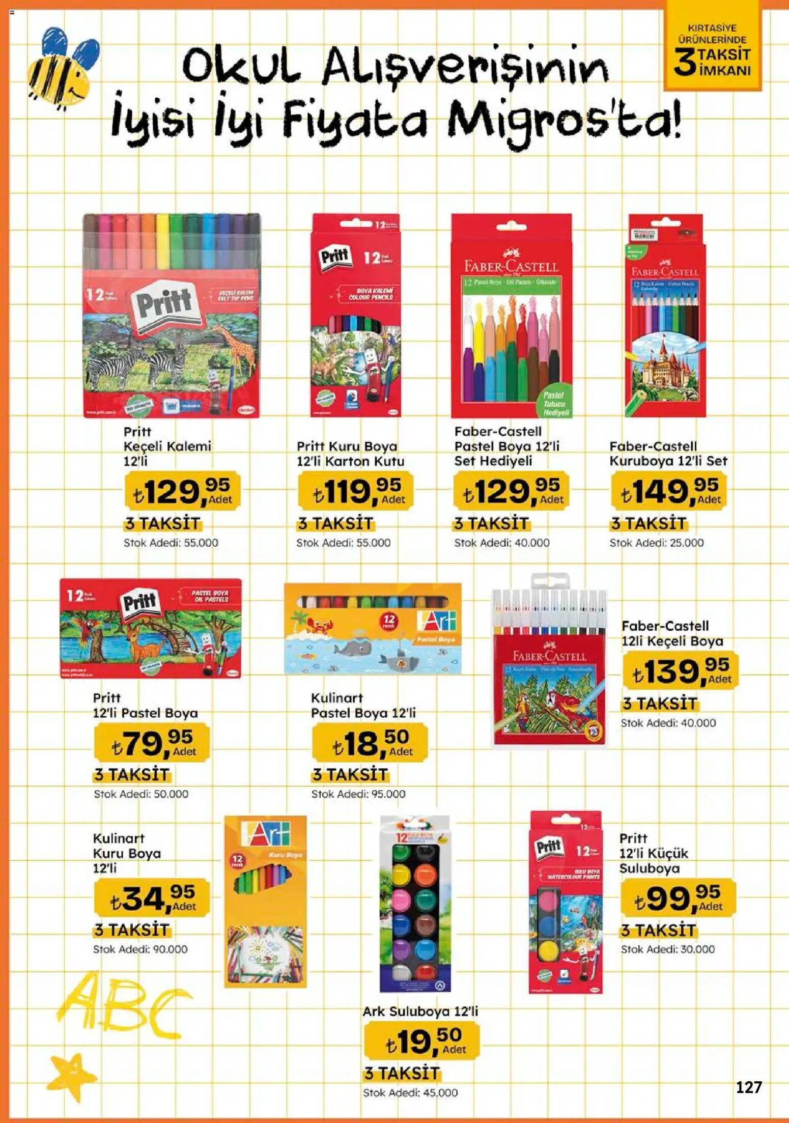 Migros Katalog - 5M Migroskop Dijital - 10 Eylül 2026 tarihinden itibaren geçerlidir | Sayfa: 127 | Ürünler: Kutu, Pastel boya