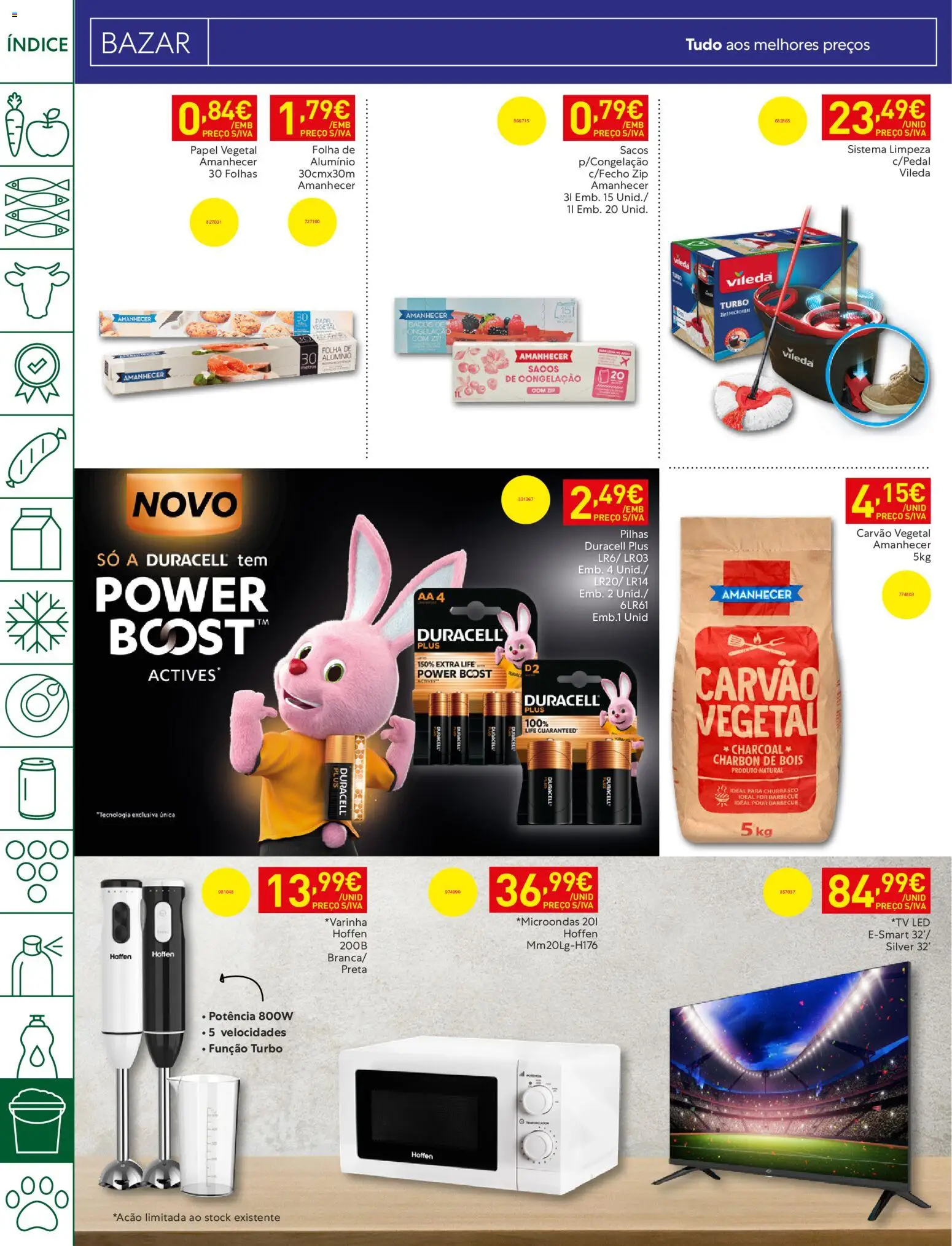 Recheio folheto │ válido de 09.06.2026 | Página: 38 | Produtos: Carvão vegetal, Pilhas
