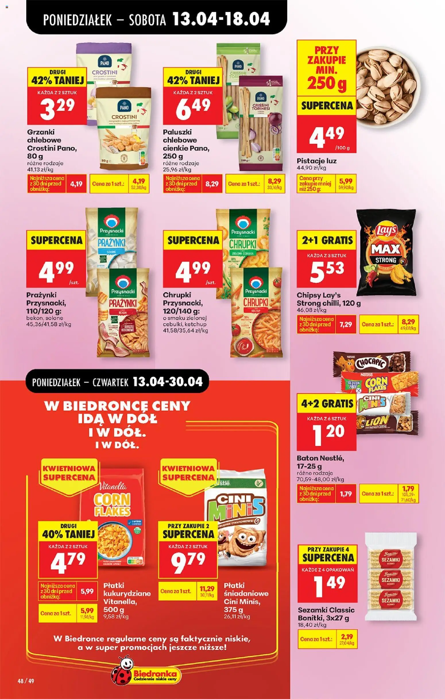 Biedronka gazetka od poniedziałku od 13.04.2026 | Strona: 64 | Produkty: Mango, Arbuz, Herbarium, Sok