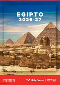 Vista previa Halcón Viajes Egípto válido desde el 06/07/2026