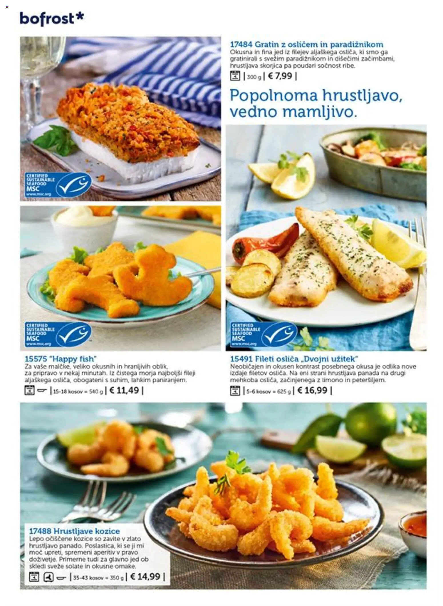 Novi Bofrost katalog ponudbe – veljaven od 01.07.2026 | Stran: 74 | Izdelki: Kozice