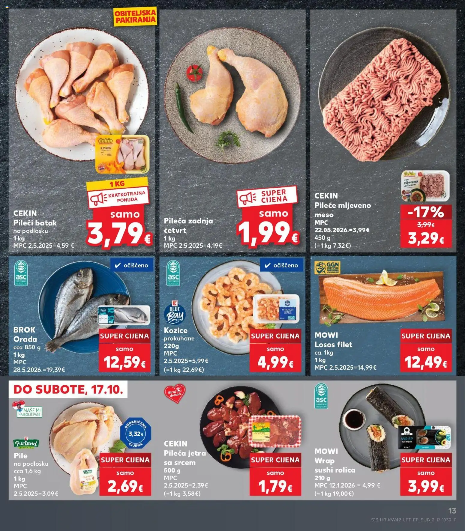 Kaufland HR akciós ujság - amely érvényes a következő dátumtól: 2026.10.14. | Oldal: 13