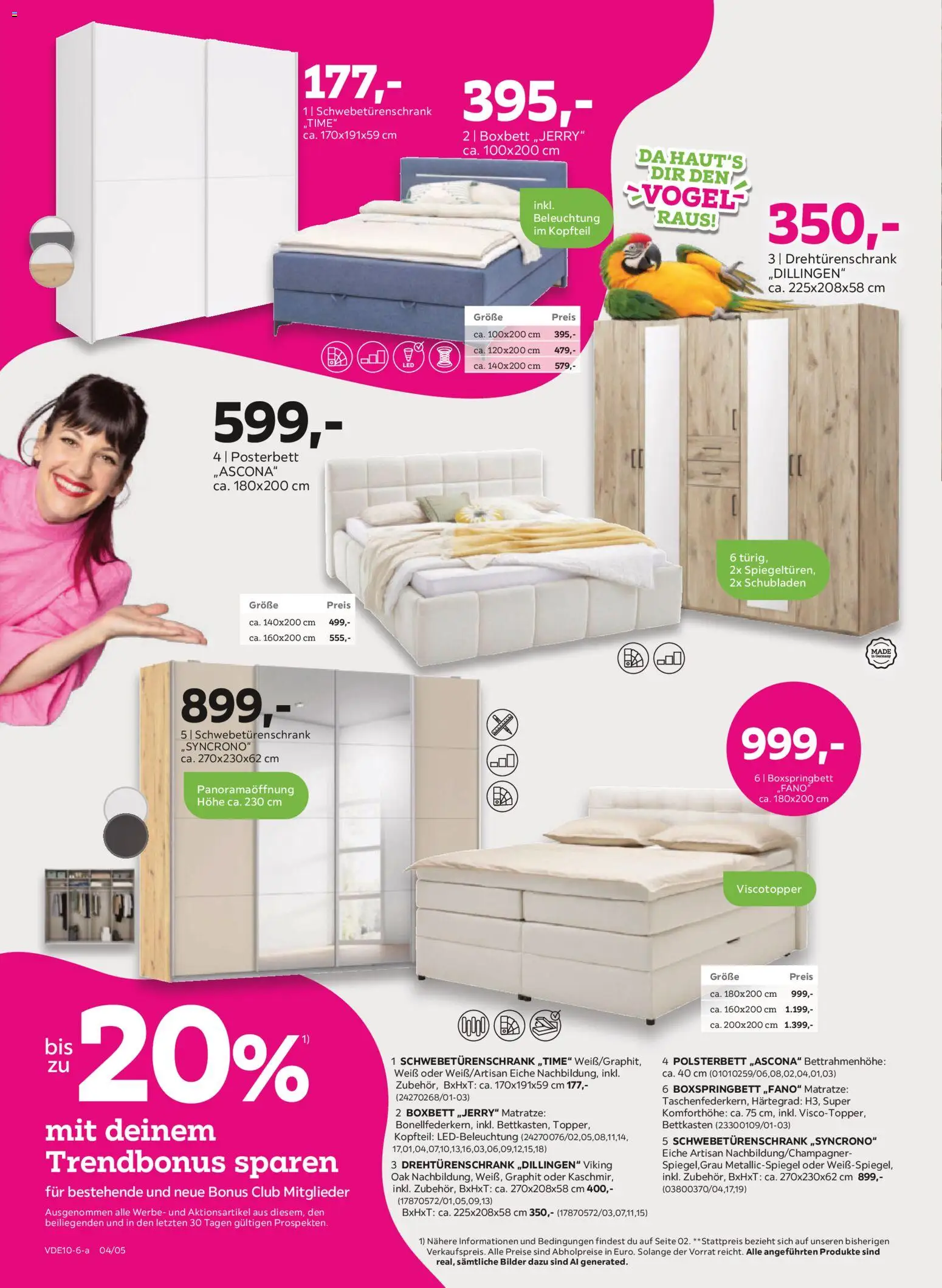 Mömax Prospekt – gültig ab 28.09.2026 | Seite: 4 | Produkte: Matratze, Boxspringbett, Polsterbett, Bilder
