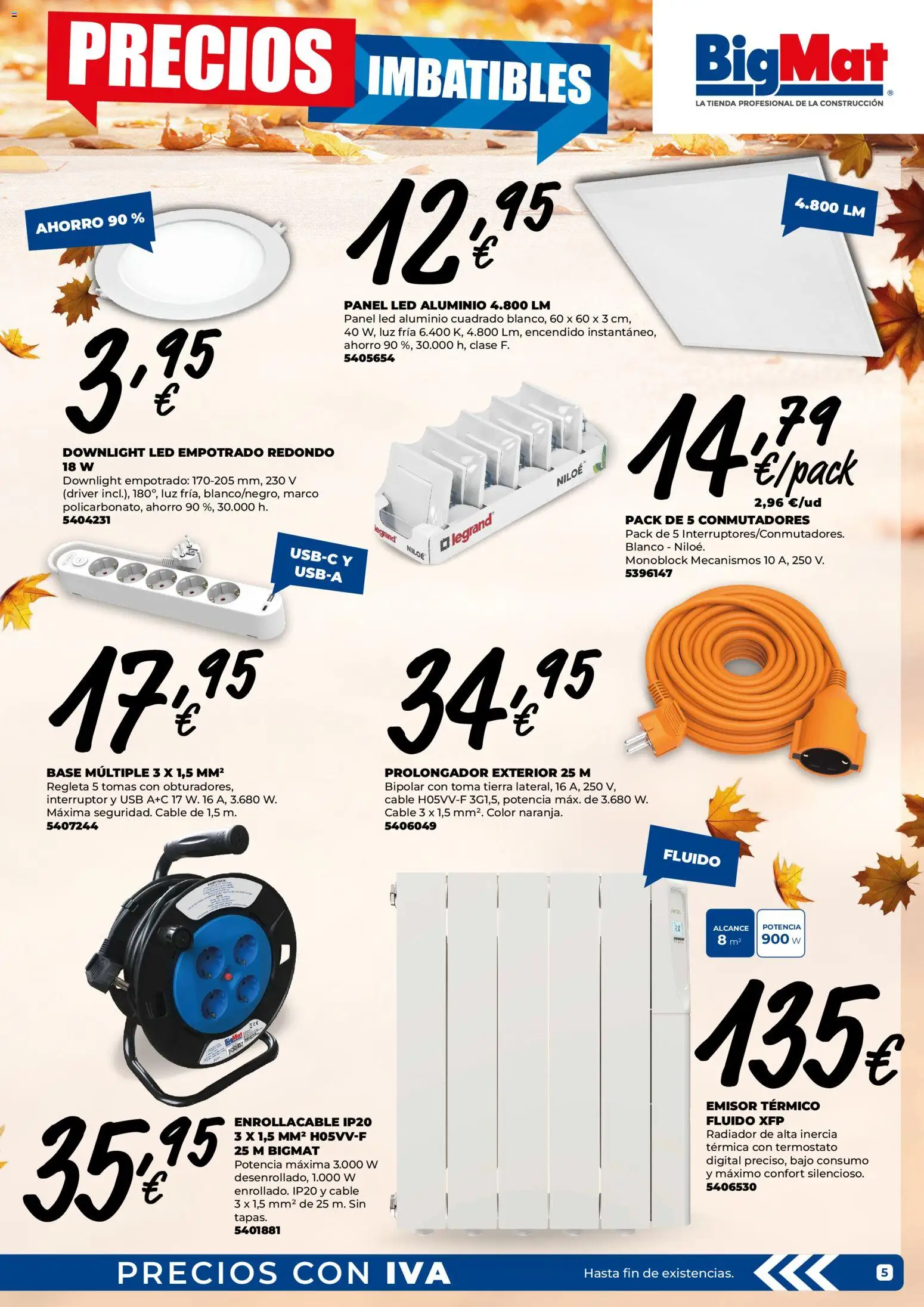BigMat - Precios imbatibles │ válido desde el 26/10/2026 | Página: 5