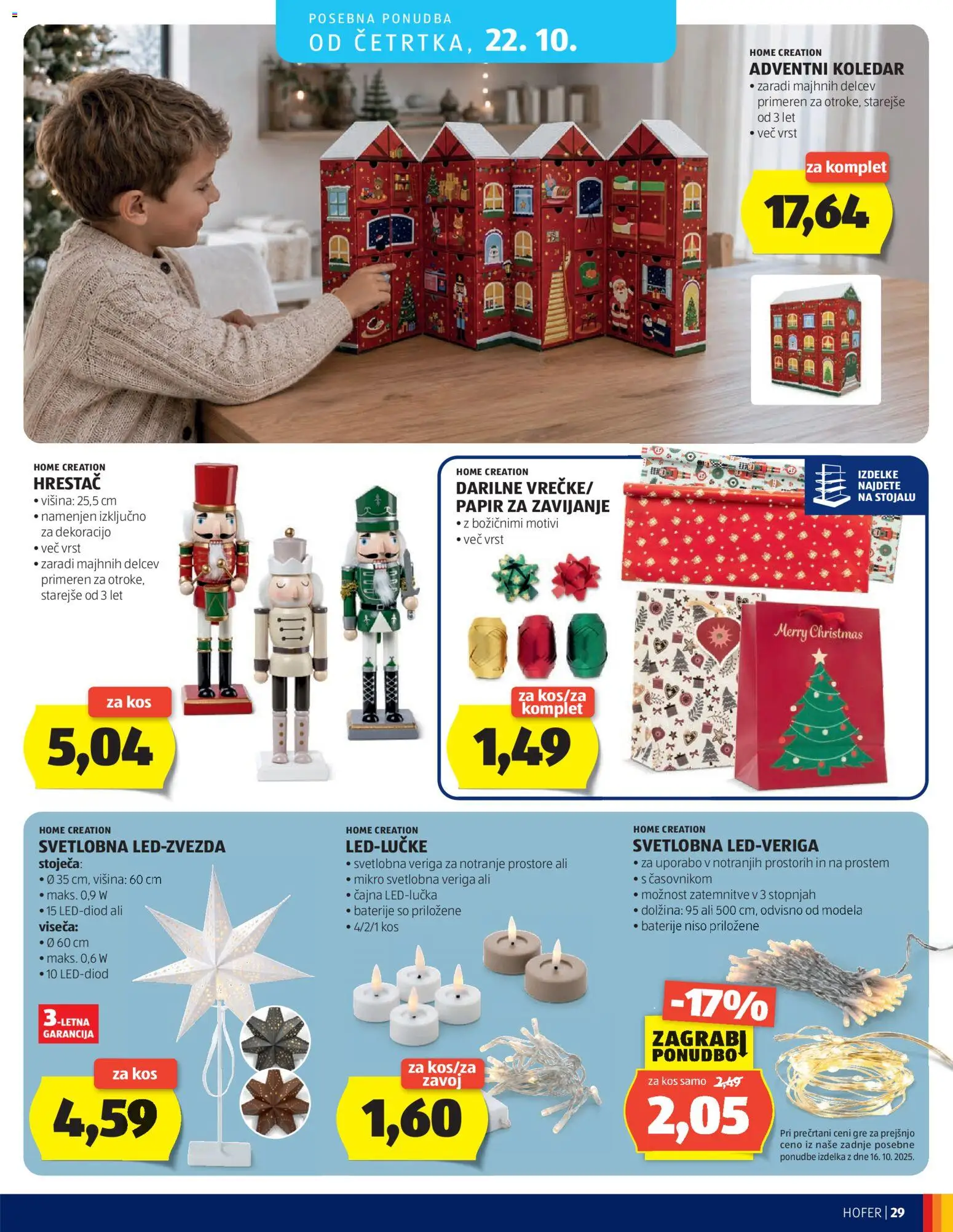 Novi Hofer katalog ponudbe – veljaven od 14.10.2026 | Stran: 29