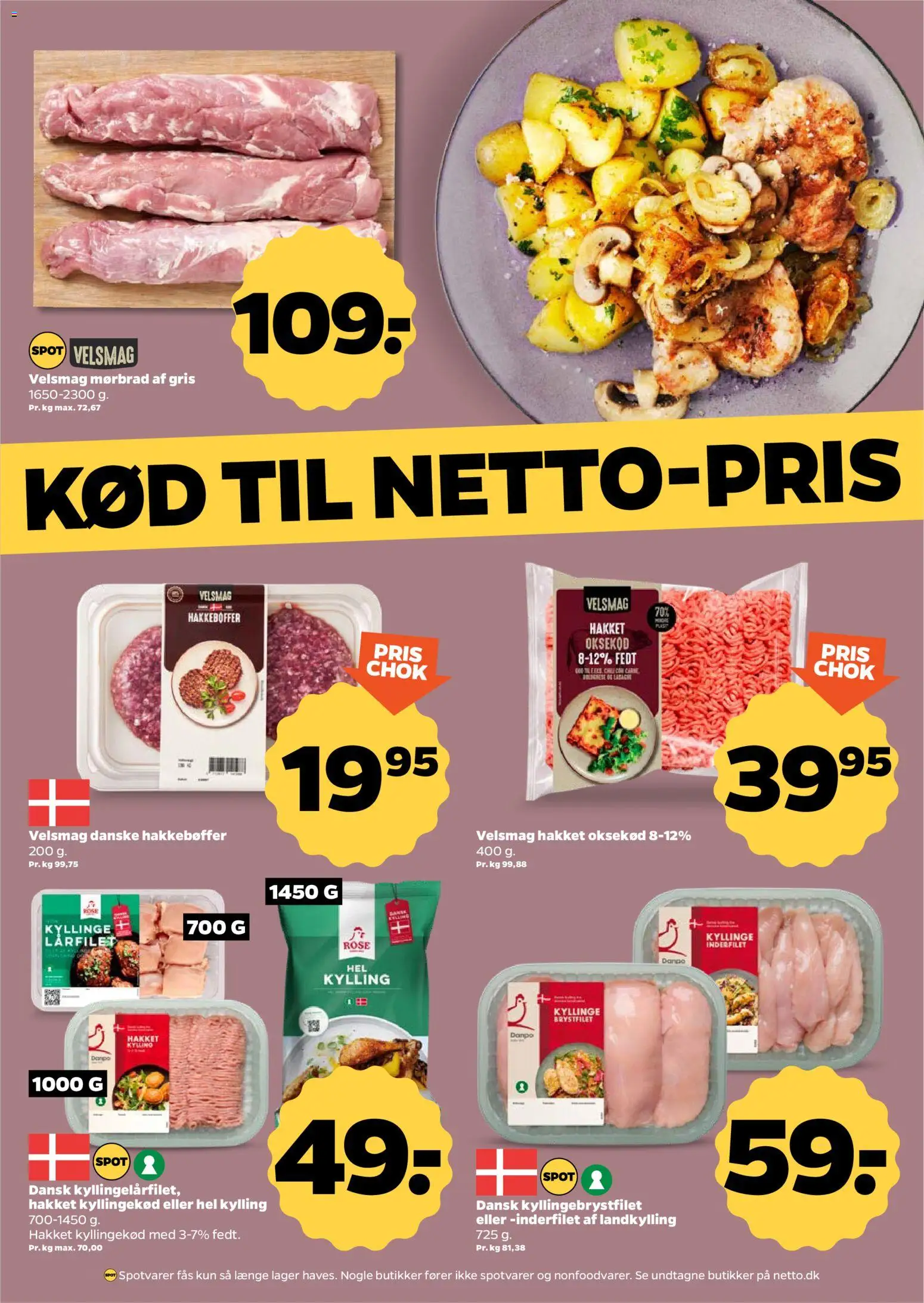 Netto tilbudsavis – gyldig fra 08/08/2026 | Side: 11 | Produkter: Kyllingekød, Oksekød