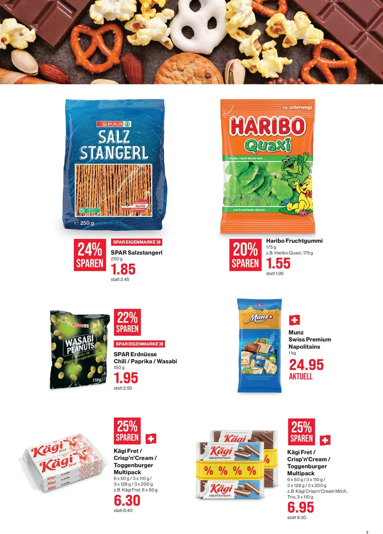 SPAR aktionen – gültig ab 23.07.2026 | Seite: 7 | Produkte: Erdnüsse, Chili, Salz