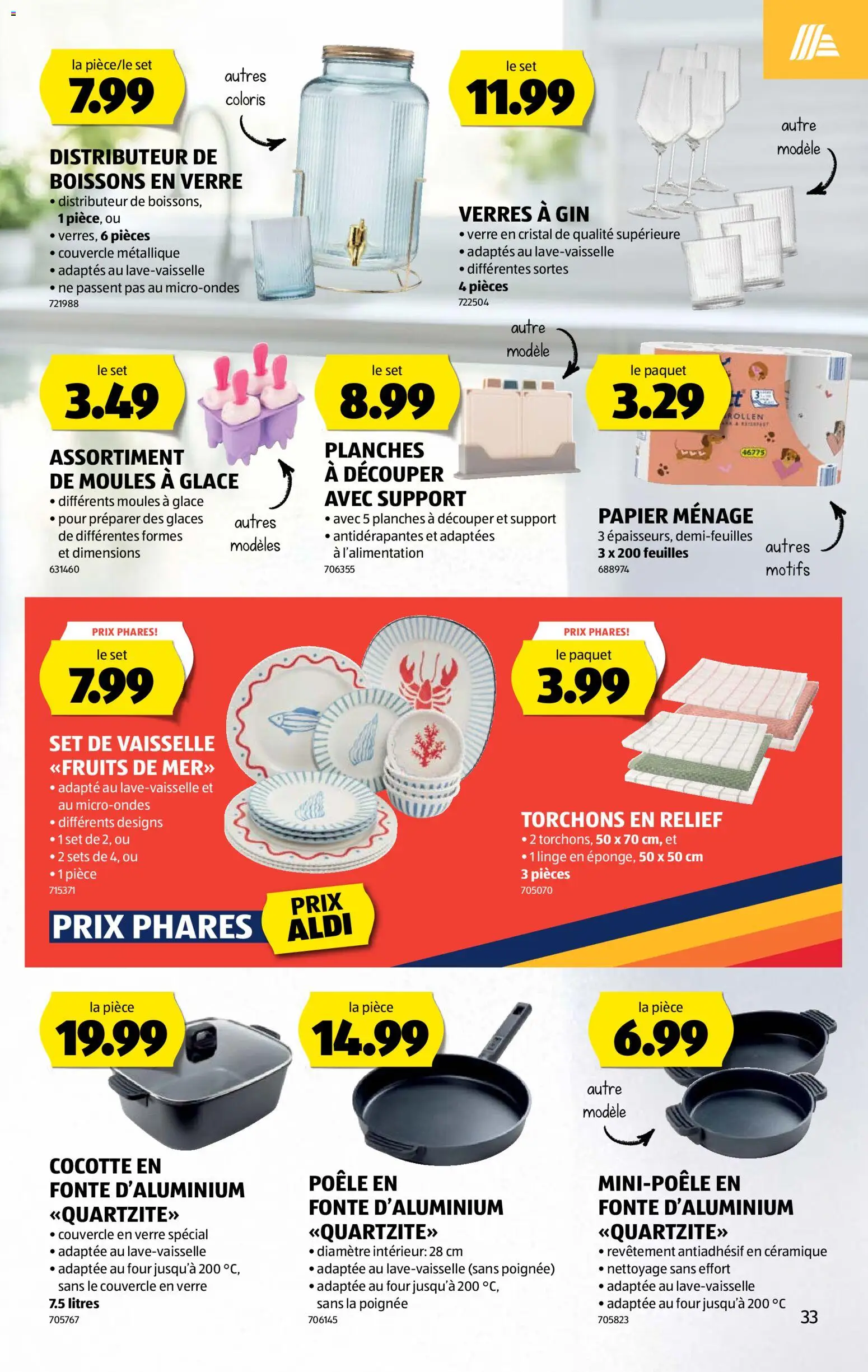 Aldi aktionen FR – gültig ab 21.05.2026 | Seite: 33 | Produkte: Glace, Gin