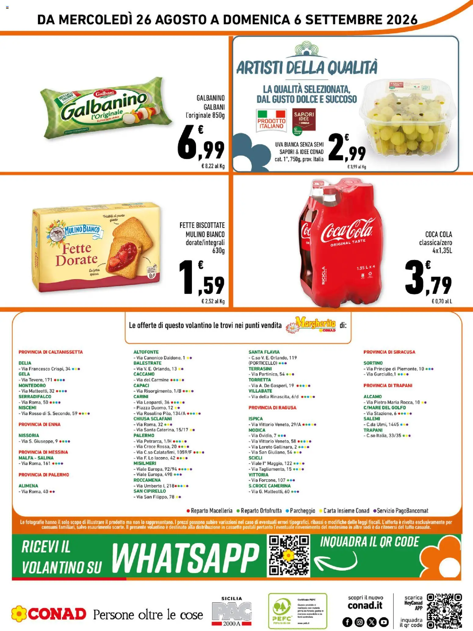Volantino Conad del 26/08/2026 | Pagina: 16