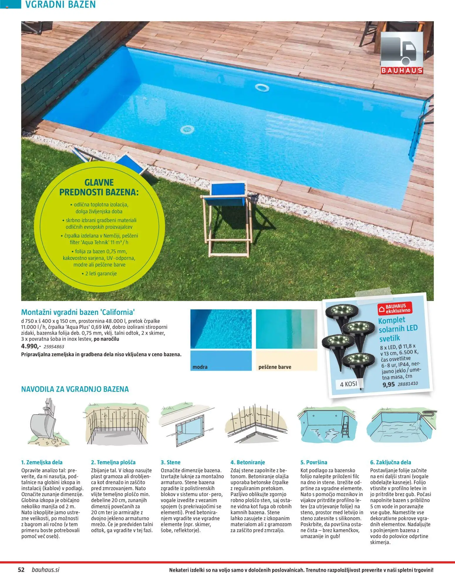 Novi Bauhaus katalog ponudbe – veljaven od 28.09.2026 | Stran: 52 | Izdelki: Med, Črpalka, Letev, Folija