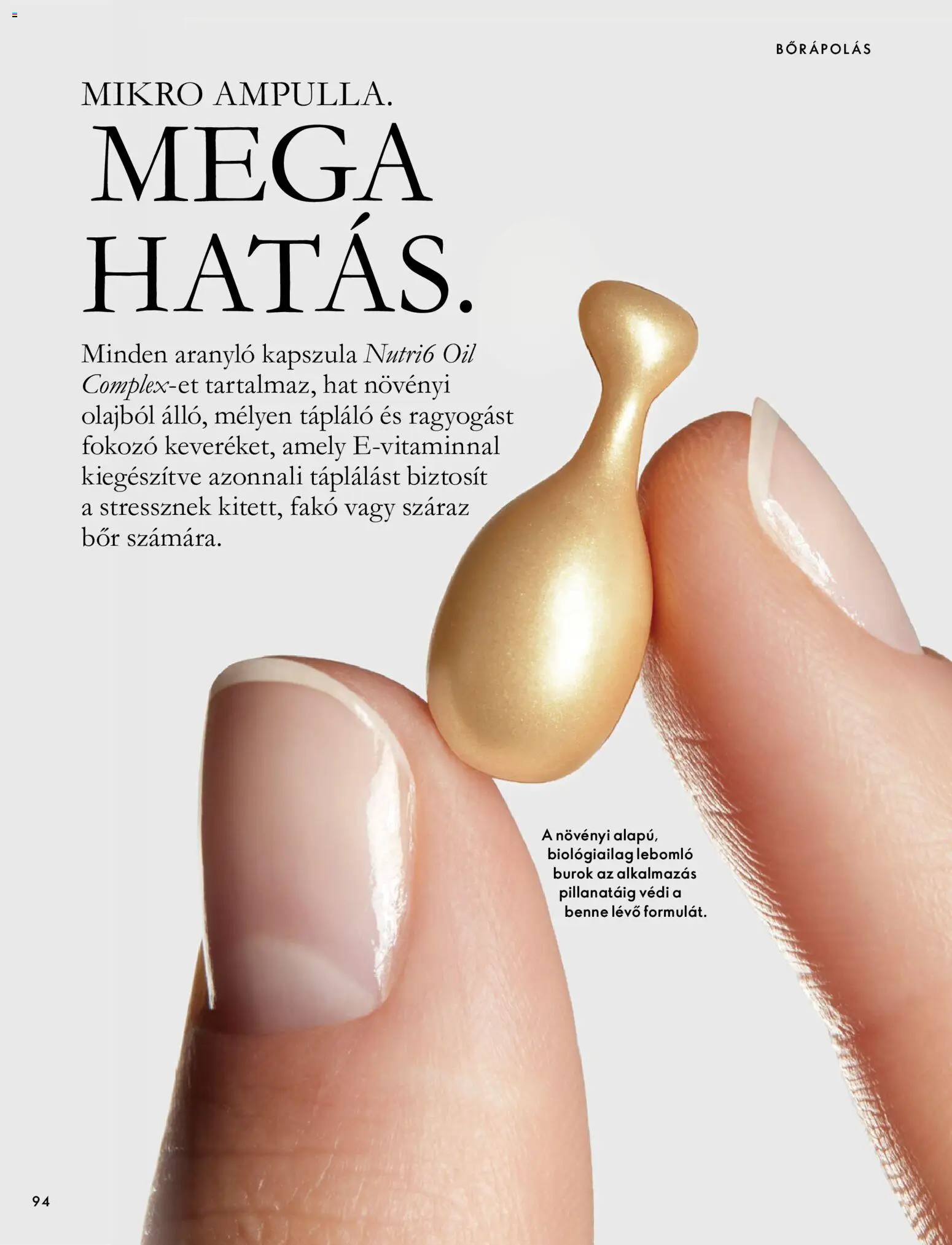 Oriflame akciós ujság - amely érvényes a következő dátumtól: 2026.11.11. | Oldal: 94 | Termékek: Kapszula, Bor