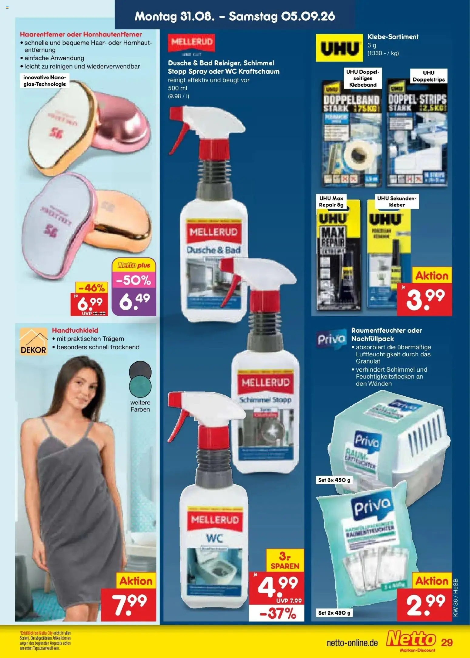 Netto Marken-Discount Prospekt Hamburg (ab 31.08.2026) » Angebote | Seite: 39 | Produkte: Bad, Dusche