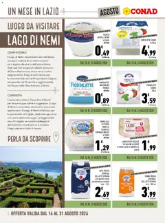 Anteprima del volantino Spazio Conad volantino Un Mese in Lazio valido a partire dal 01/08/2026 | Pagina: 6