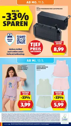 Hofer Flugblatt ab 06.05.2026 gültig | Seite: 42 | Produkte: Pyjama, Lautsprecher