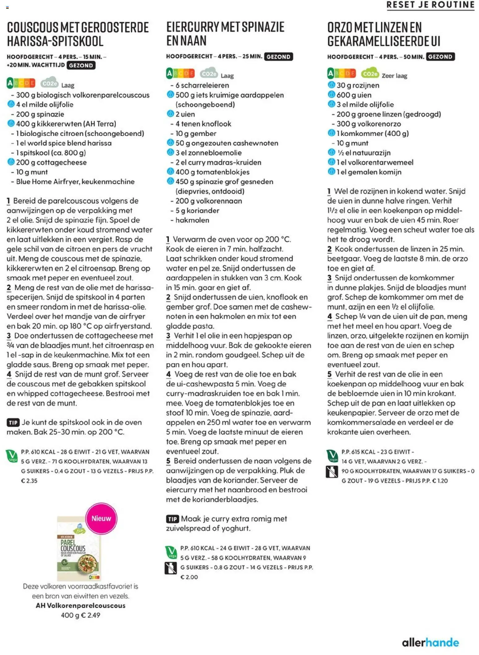 {H1} | Pagina: 55 | Producten: Ui, Spitskool, Aardappelen, Komijn