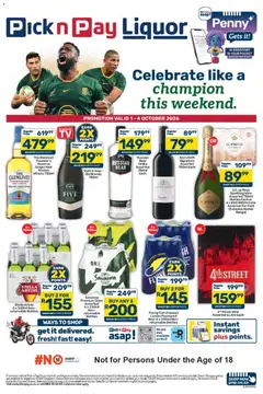 Pick n Pay specials catalogue – valid from 01/10/2026