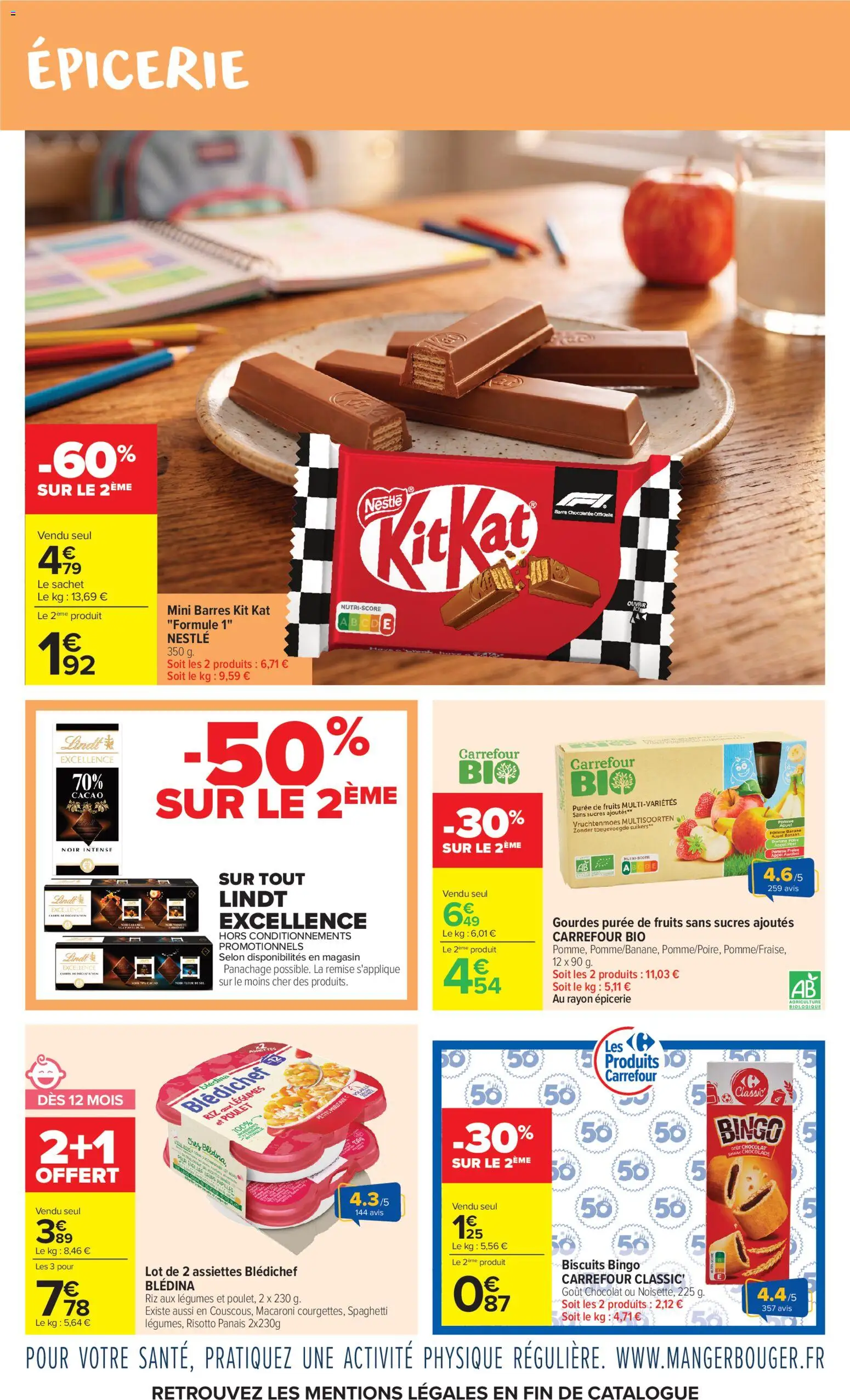 {H1} | Page: 10 | Produits: Cacao, Chocolat, Lindt, Biscuits