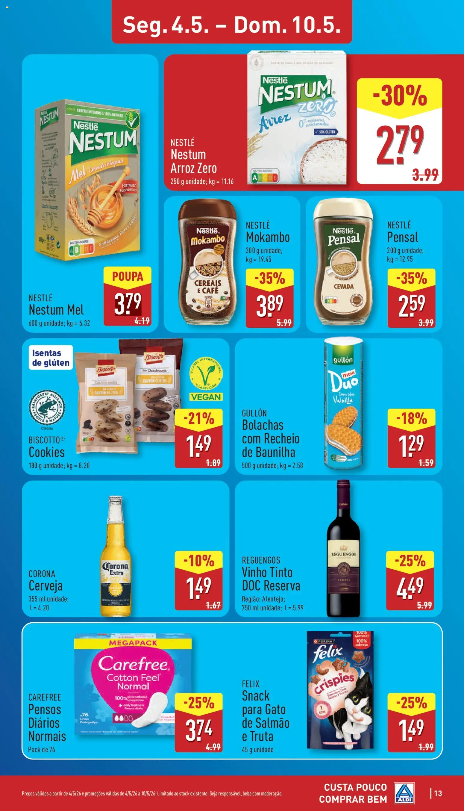 Aldi folheto | 04/05/2026 |  🎉 Como obter um desconto limitado? Poupe ainda hoje! | Portugal