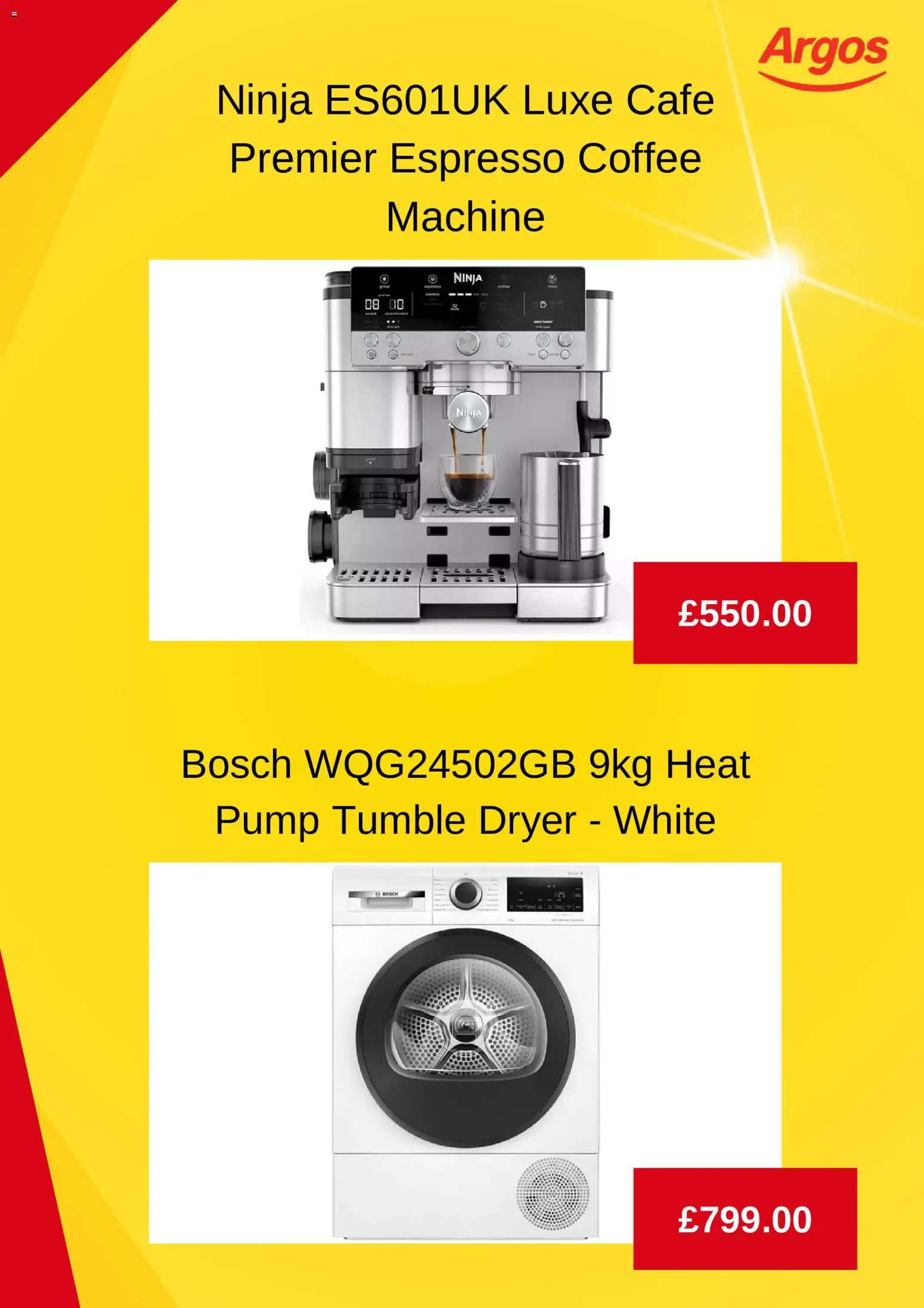 {H1} | Page: 4 | Products: Coffee, Dryer, Coffee machine
