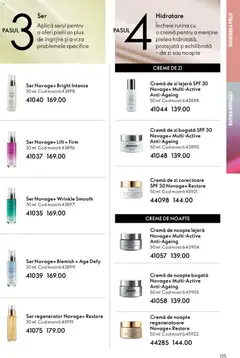 Ofertele Oriflame valabile de la 06.05.2026 | Pagină: 105 | Produse: Cremă de zi, Cremă de noapte, Cremă