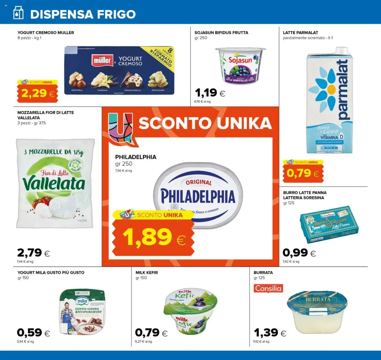 Volantino Oasi del 21.05.2026 | Pagina: 16 | Prodotti: Yogurt, Panna, Mozzarella, Burrata