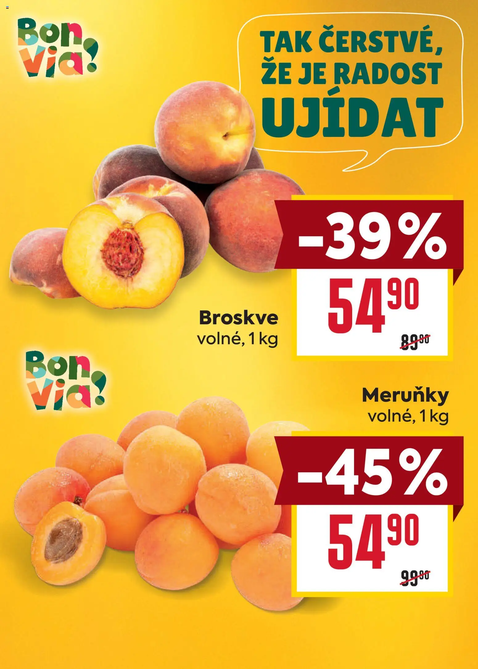 Billa Velký leták od 17.06.2026 | Strana: 6 | Produkty: Broskve, Meruňky