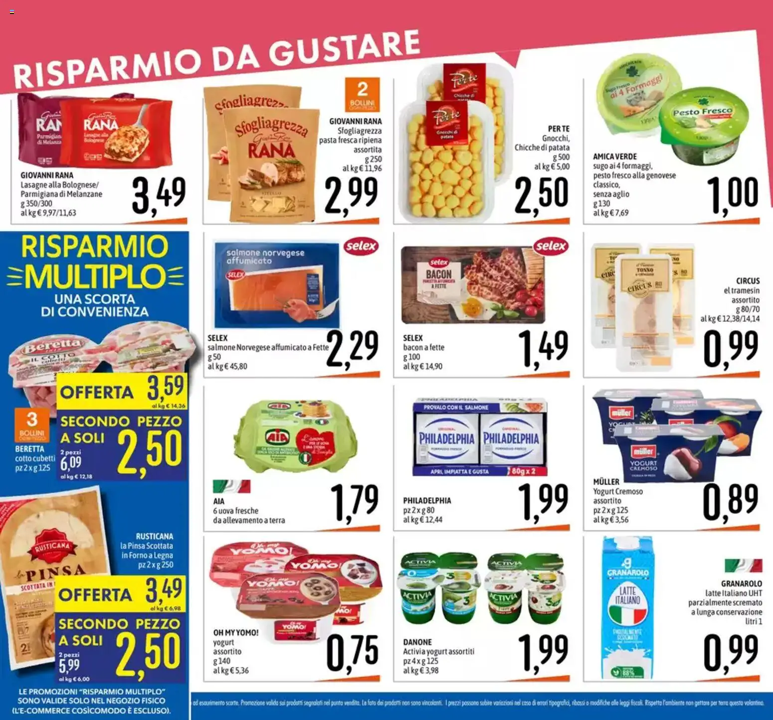 Volantino Emisfero del 11.06.2026 | Pagina: 16 | Prodotti: Yogurt, Forno, Sugo, Terra