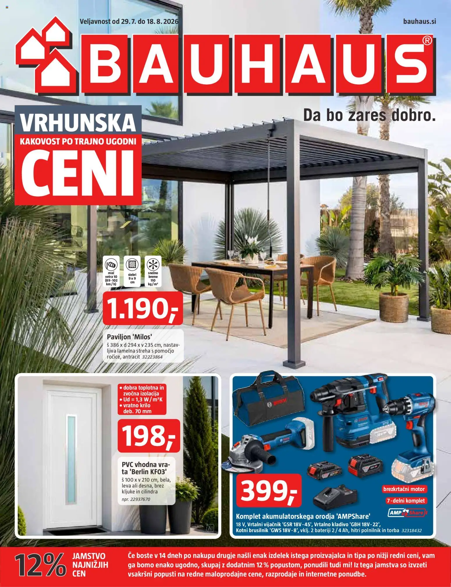 Novi Bauhaus katalog ponudbe – veljaven od 29.07.2026 | Stran: 1
