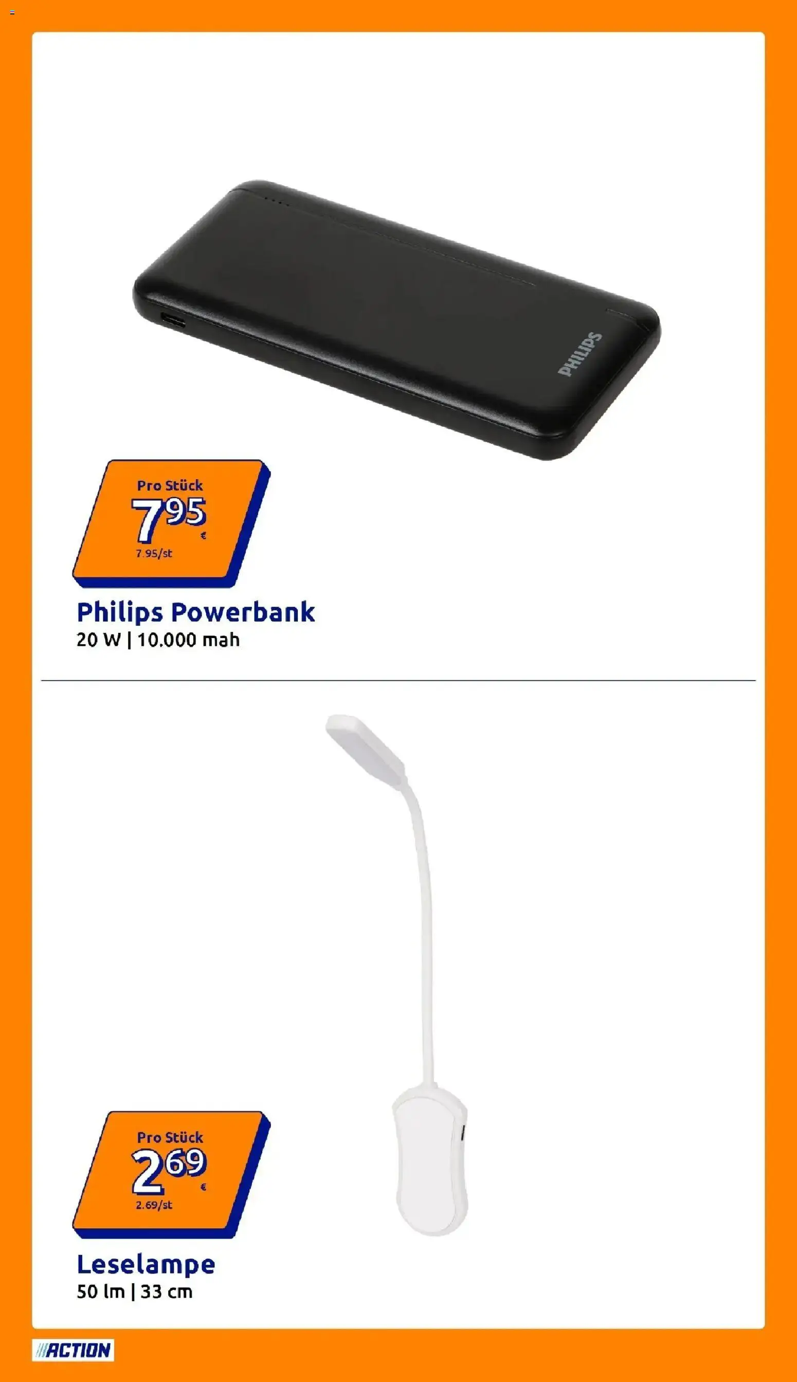 Action Aktueller Prospekt ab 26.08.2026 → Angebote nächste Woche | Seite: 11 | Produkte: Philips, Powerbank