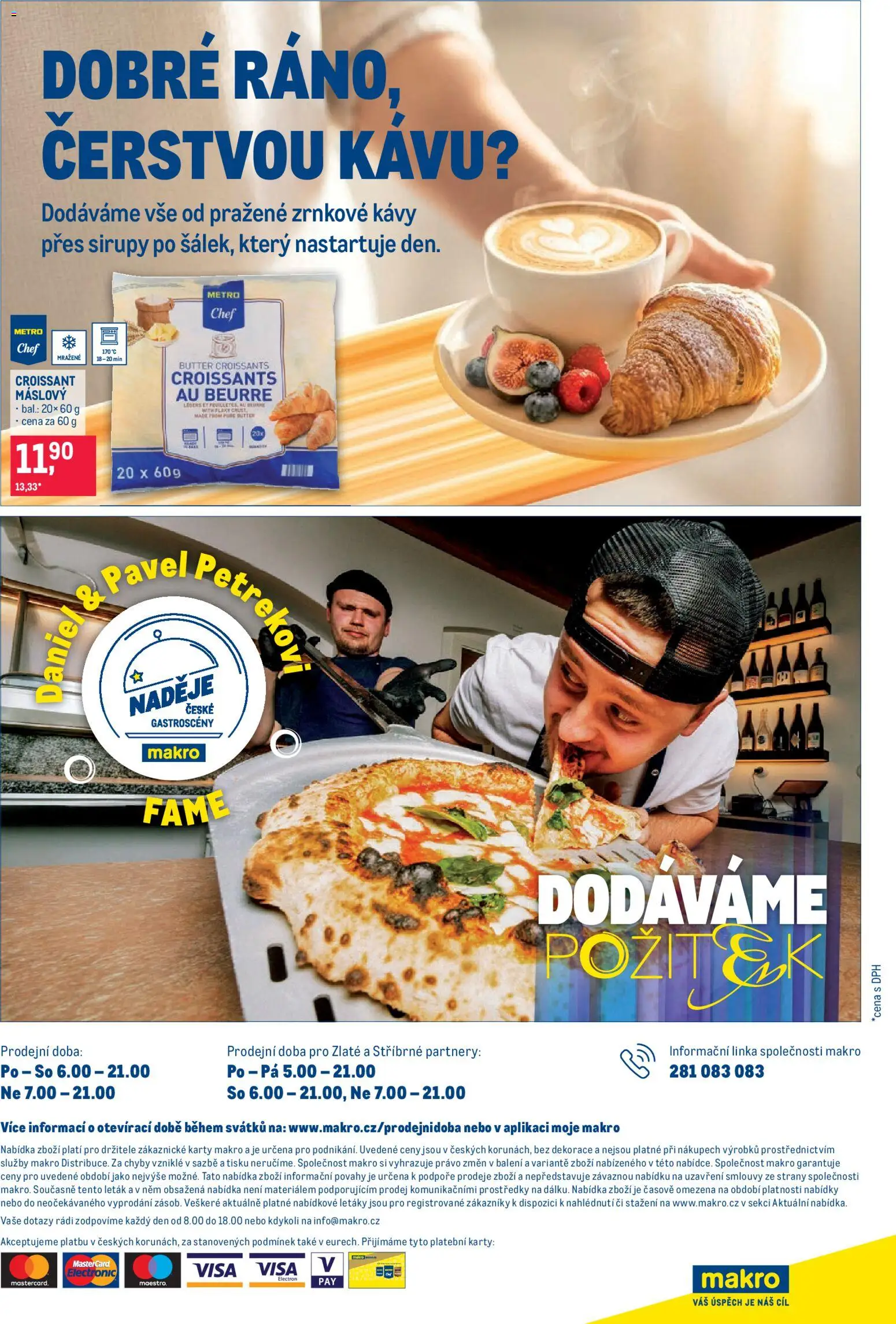 Makro leták - Pro milovníky jídla od 07.10.2026 | Strana: 33 | Produkty: Croissant, Karty, Dekorace