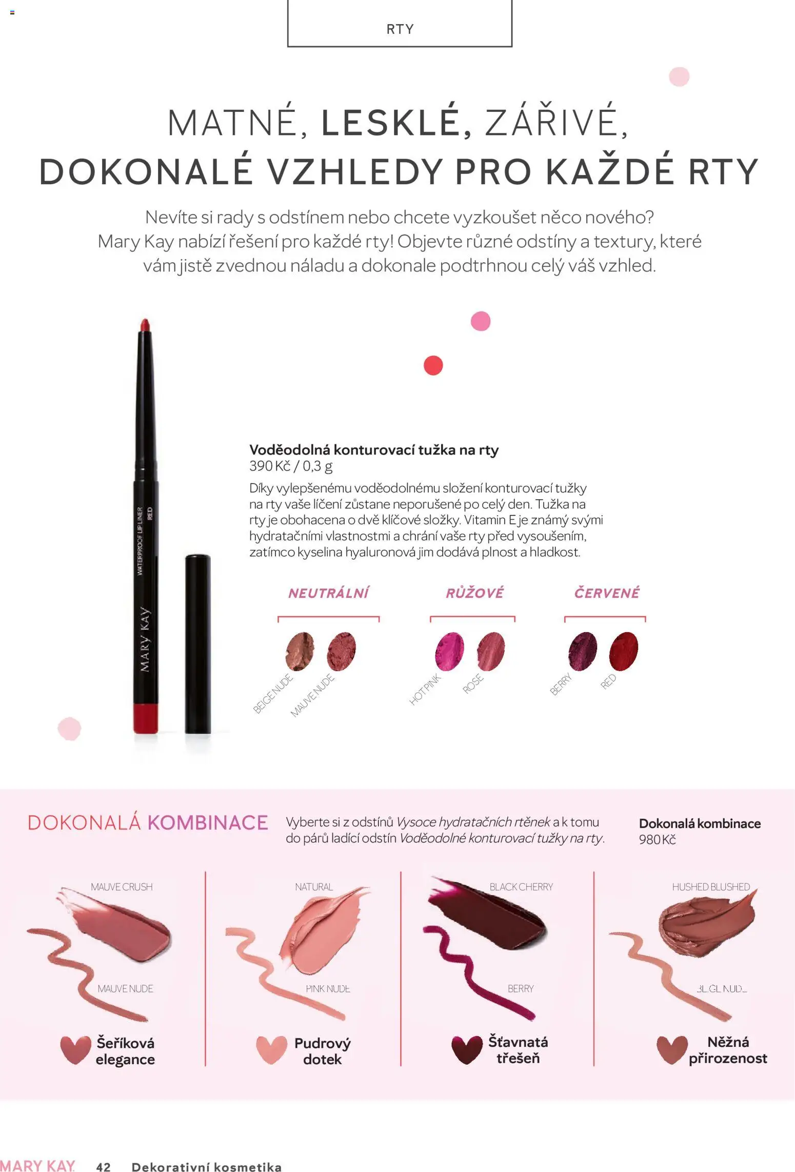 Mary Kay kniha o kráse od 30.09.2026 | Strana: 42 | Produkty: Tužka