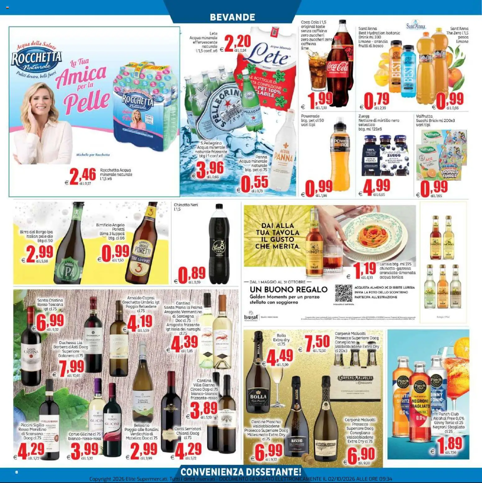 Volantino Elite Supermercati del 02/10/2026 | Pagina: 8