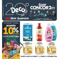 Anteprima del volantino Decò volantino iperStore, Superstore Sicilia valido a partire dal 11/09/2026
