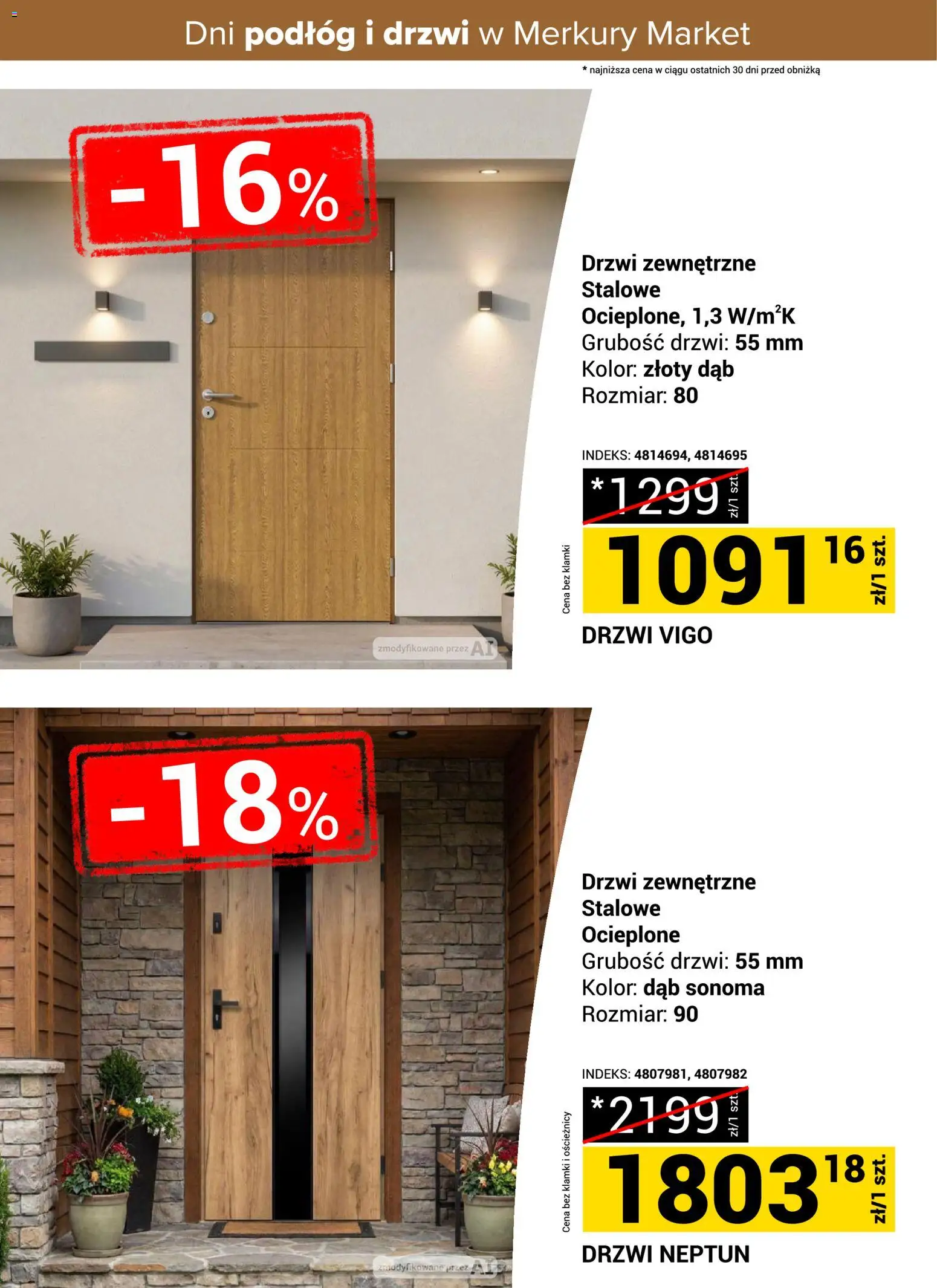 Merkury Market gazetka - Dni podłóg i drzwi od 17.10.2026 | Strona: 5 | Produkty: Drzwi