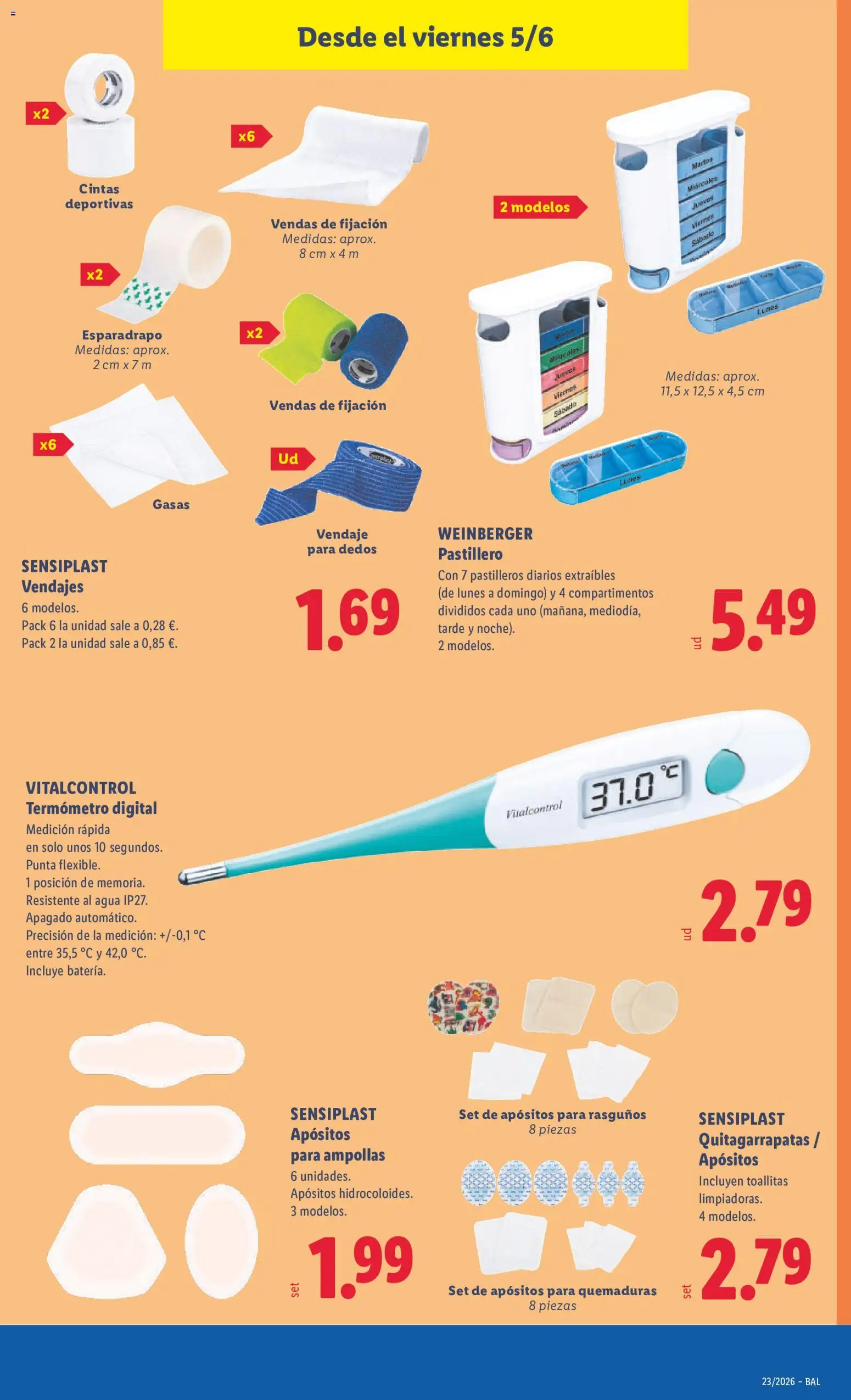Lidl folleto de bazar Illes Balears │ válido desde el 01.06.2026 | Página: 29 | Productos: Termómetro