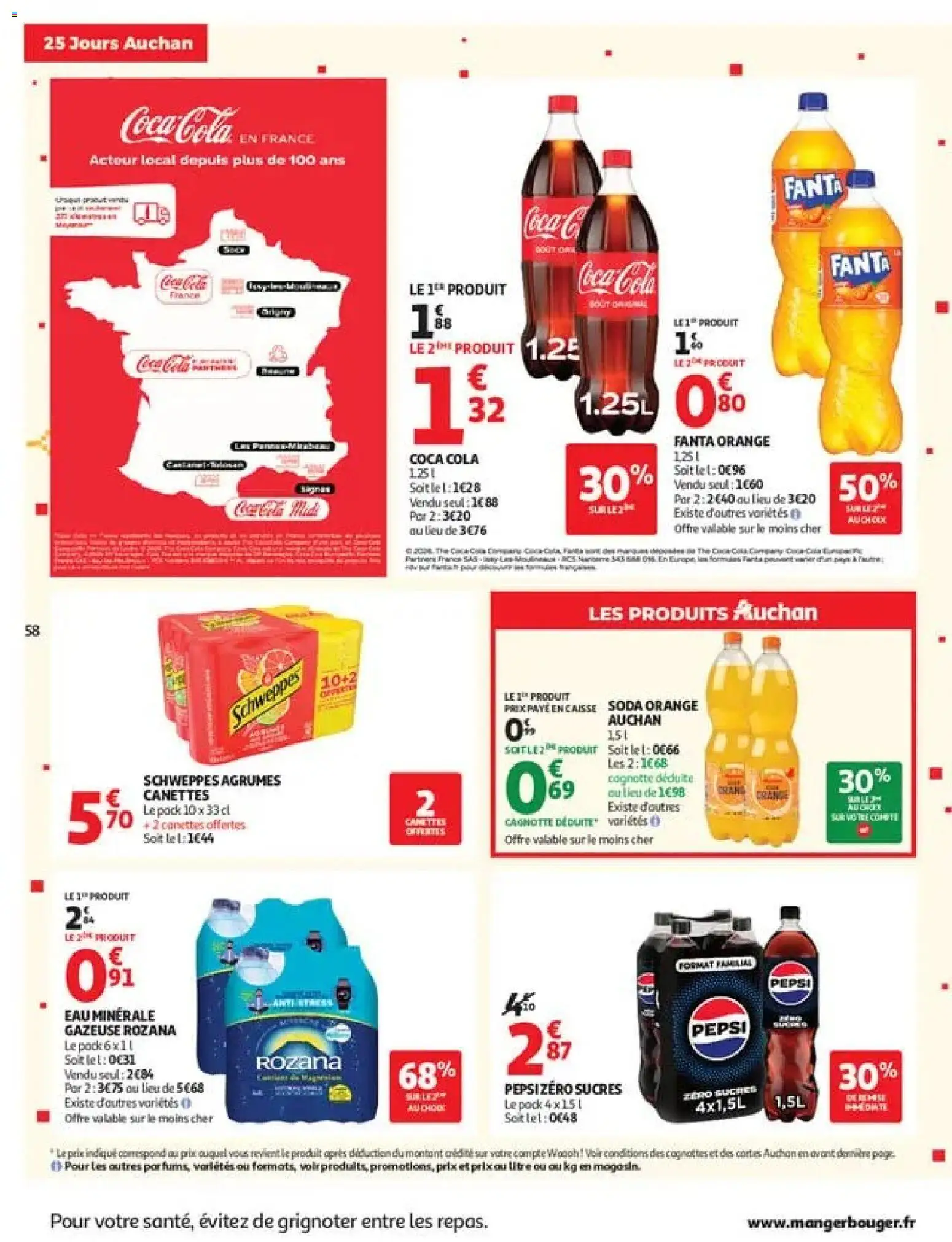 {H1} | Page: 58 | Produits: Orange, Soda, Fanta, Pepsi
