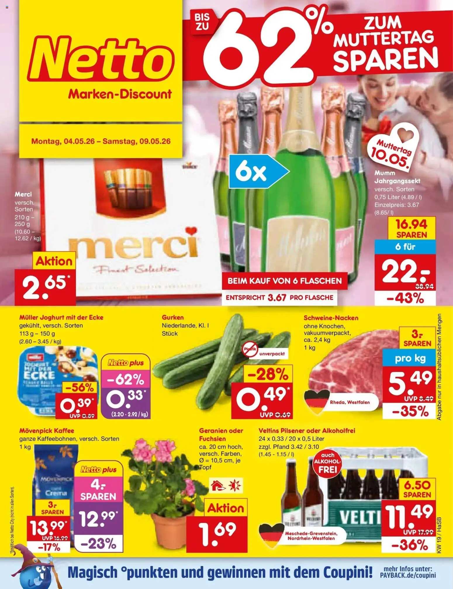 Netto Marken-Discount Prospekt Wuppertal	 – gültig ab 04.05.2026 | Seite: 1