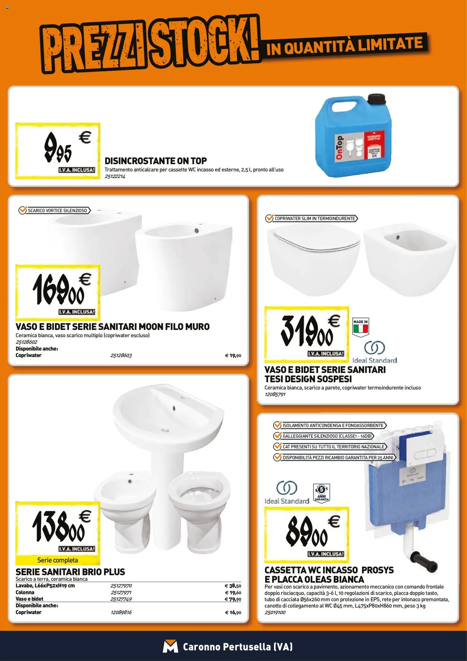 Volantino TECNOMAT del 29/10/2026 | Pagina: 4 | Prodotti: Anticalcare, Tubo, WC, Vaso