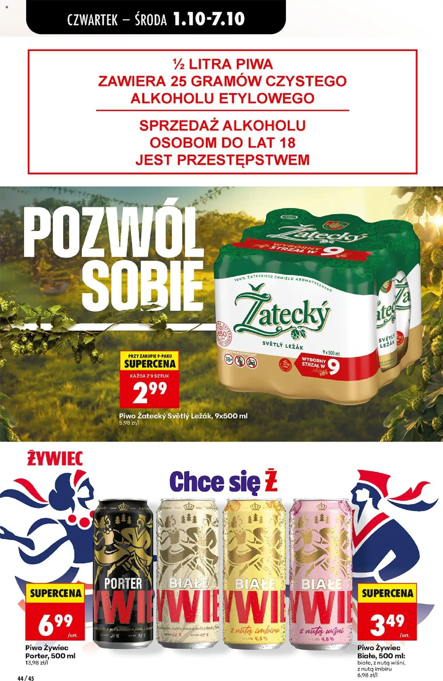 Biedronka Polsko leták - Codziennie niskie ceny od 01.10.2026 | Strana: 60
