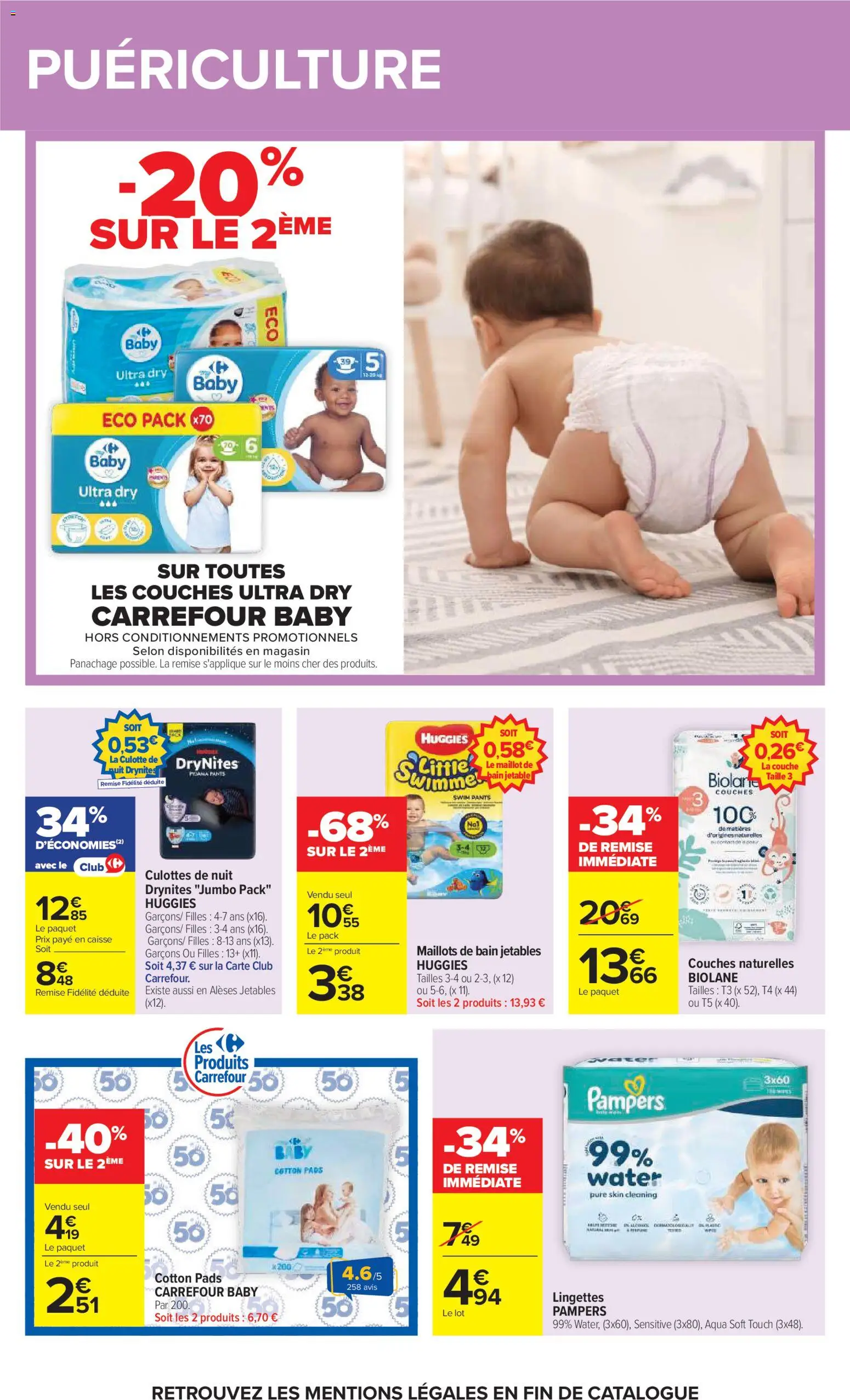 {H1} | Page: 61 | Produits: Couches, Pampers, Culotte