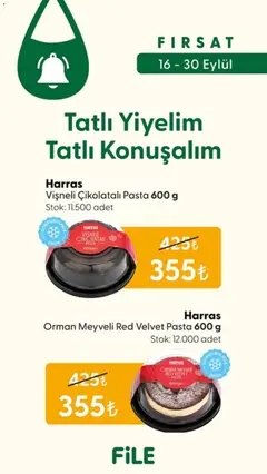 16 Eylül 2026 tarihinden itibaren geçerli olan File Market kataloğu önizlemesi